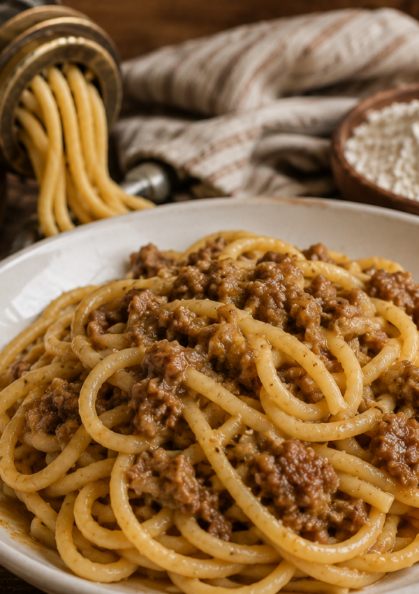 Bigoli al torchio Bigoli al torchio
